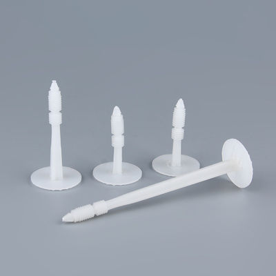 70MM X 8MM Wall Plugs White Insulation Fixing Wall Plugs For Plastic