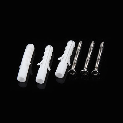 12MM X 60MM Plastic Wall Plugs Without Lip 200N Bearing capacity