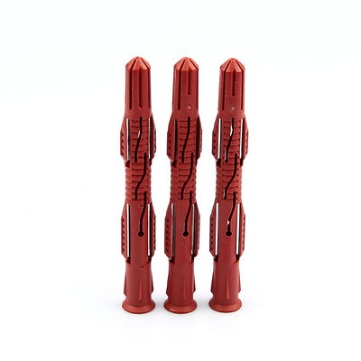 Red Nylon Wall Anchor High Strength Nylon Frame Anchor 10MMX100MM