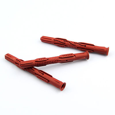 Red Nylon Wall Anchor High Strength Nylon Frame Anchor 10MMX100MM