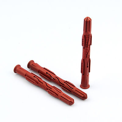Red Nylon Wall Anchor High Strength Nylon Frame Anchor 10MMX100MM