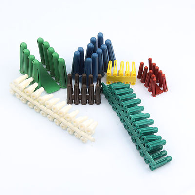 25MM X 6MM Plastic Wall Plugs Custom Color And High Strength