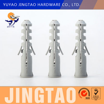 elasticity Plastic Wall Plugs Shark Head type Expand Plugs ISO9001