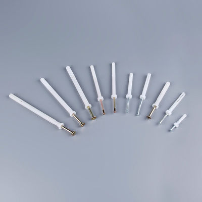 Nylon Hammer Fixing Screws Anchor Fastener 10MMX120MM For Industrial