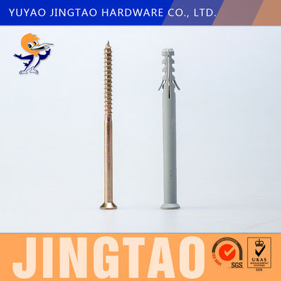 Bricks Nylon Hammer Fixings Driven Fastening Solution Gray Color